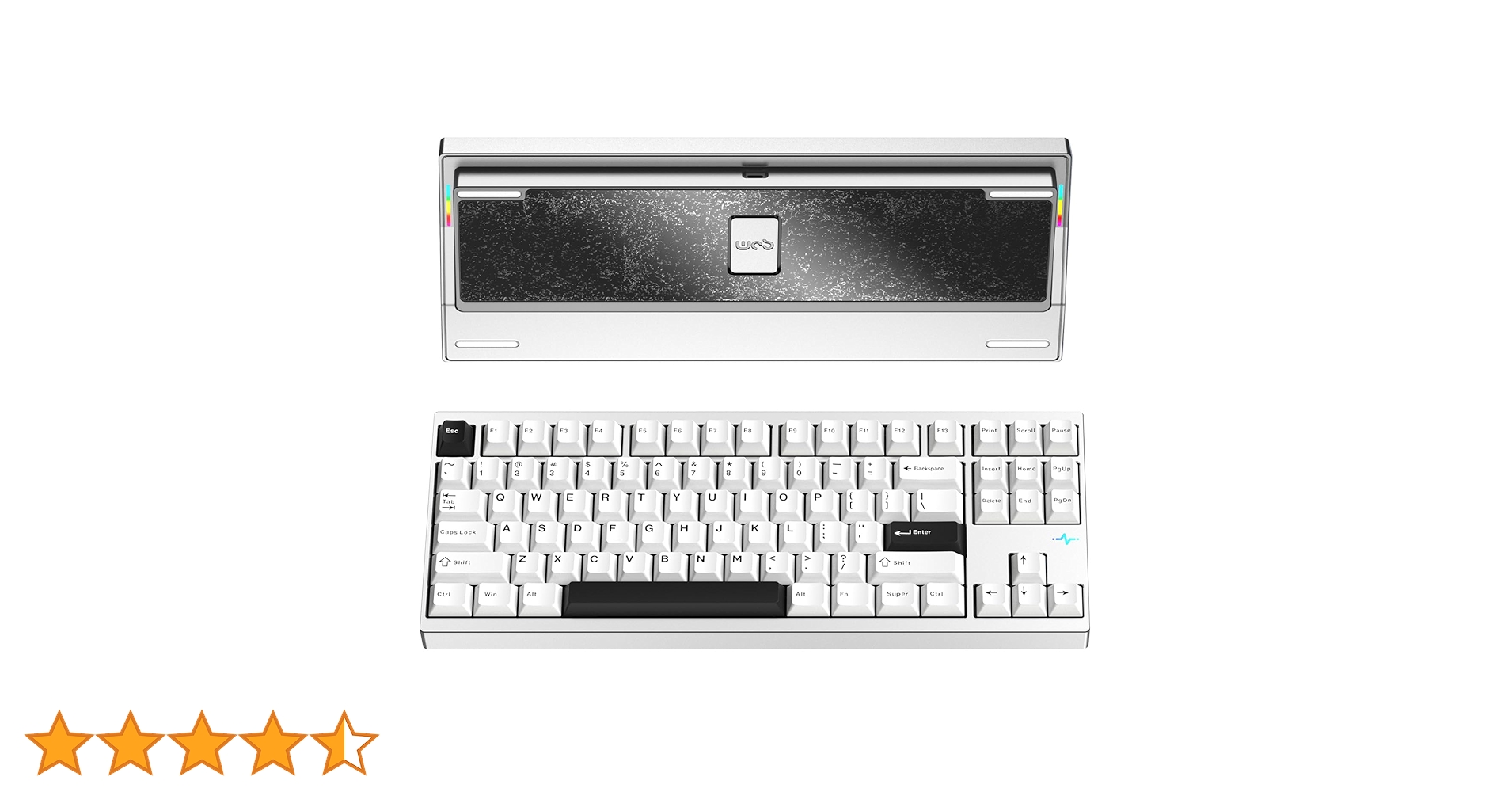 WOBKEY Crush80 Reboot Pro Silver キーボード Crush 80 Reboot Pro - WOBKEY's Tooless Keyboard